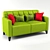 Comfy Modern Sofa 3D model small image 1