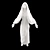 Graceful Nuns Statue 3D model small image 1