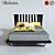 Elegant Bolzan Bed 3D model small image 2