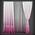 Modern Style Curtains 3D model small image 1