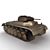 Panzer II: Authentic Tank Replica 3D model small image 1