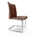 Sleek Huelsta Chair 3D model small image 1