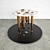 Marble Glory Holes: Stylish Multi-functional Coffee Table. 3D model small image 2