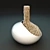 Root Resin Vase: Monfredo Model 1. 3D model small image 1