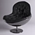 Elegant 3ds Max Armchair 3D model small image 1