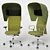 ErgoFlow High Back Office Chair 3D model small image 1