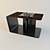 Contemporary Coffee Table with Paris-Seoul Fusion 3D model small image 1