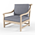 Saltram Lounge Chair - Outdoor Comfort 3D model small image 1