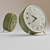 Vintage Soviet Alarm Clock 3D model small image 1