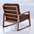 Elevate Your Comfort with the York Lounge Chair 3D model small image 2