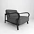 Milano 9290L Chair: Elegant Wood Design 3D model small image 1