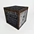 Loftdesigne Chest: Multi-functional Wood and Fabric Storage 3D model small image 1