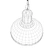 Vintage Iron Pendant Light: Daytona 3D model small image 3