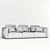 Poliform Shanghai: Luxurious Modern Sofa 3D model small image 2