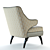 Title: Modern Grey Armchair 3D model small image 2