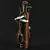 Classic Vintage Golf Bag 3D model small image 1