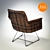 Sleek Raz Dining Chair: Modern Elegance 3D model small image 2