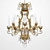 Elegant Chandelier Banchi 3D model small image 1