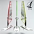 Sailboard Pro: The Ultimate Wind-Powered Thrill 3D model small image 1