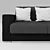 Laguna Giovanni Silver Sofa 3D model small image 2