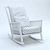 Oak Frame, Cotton Cushions 3D model small image 2