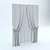 Elegant Tulle Curtains 3D model small image 3