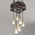 Industrial Loft Chandelier 3D model small image 2