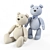 Adorable Cotton Bears: Download 3D Model 3D model small image 1