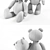 Adorable Cotton Bears: Download 3D Model 3D model small image 2