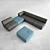 Koln Upholstered Hallway Bench 3D model small image 1
