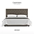 Casamilano Jacopo Bed, 160x200 cm 3D model small image 1