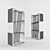 Innovative Cross-Ropes Bookshelf 3D model small image 3