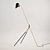 Elegant Sol Floor Lamp - 65Lx84.5Wx155.5H 3D model small image 1