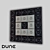 Elegant Noir Capitone Mosaic 3D model small image 1