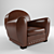 Panama Armchair: Comfort in Compact Size 3D model small image 2