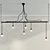 Industrial Loft Chandelier: Modern Elegance 3D model small image 1