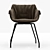 MDF Italia Flow Slim Armchair - Sleek Modern Design 3D model small image 2