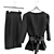 Elegant Hanger for Women's Suit 3D model small image 2