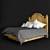 Double Bed Set with Bedding & Pillows 3D model small image 2