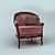 Frida Classic Sofa and Armchair 3D model small image 3