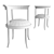 Elegant Interna Adam Chair: Sleek Design and Optimal Comfort 3D model small image 2