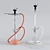 German Stainless Steel Hookah - THS Brodator 3D model small image 1