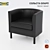 Modern Scandinavian Armchair - SOLSTA OLARP 3D model small image 1