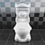 Kid's Potty Chair 3D model small image 2