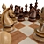 Classic Chess Set 3D model small image 3