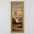 Golden Classic Patterned Mirrors 3D model small image 2