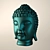  Serene Buddha Head Sculpture 3D model small image 1