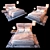 Milana Blest Bed Linen with Alfa Lex Lighting 3D model small image 1