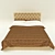 Compact Karetnaya Bed - Sleep in Style 3D model small image 2