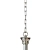 Trinity 5-Light Brush Nickel Chandelier 3D model small image 2